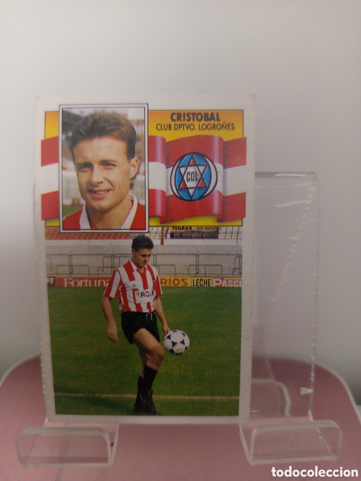 Cromos de F&uacute;tbol: ❇️ CROMO ⚽ CRIST&Oacute;BAL LOGRO&Ntilde;&Eacute;S LIGA 90 91 1990 1991 ESTE DESPEGADO ❇️