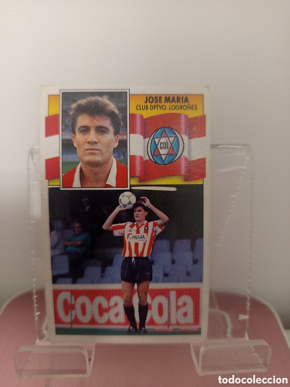 Cromos de F&uacute;tbol: ❇️ CROMO ⚽ JOS&Eacute; MAR&Iacute;A LOGRO&Ntilde;&Eacute;S LIGA 90 91 1990 1991 ESTE DESPEGADO ❇️
