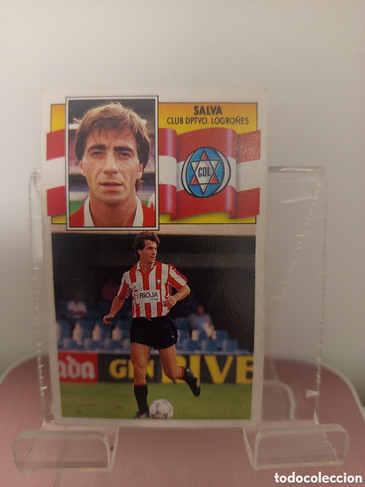 Cromos de F&uacute;tbol: ❇️ CROMO ⚽ SALVA LOGRO&Ntilde;&Eacute;S LIGA 90 91 1990 1991 ESTE DESPEGADO ❇️