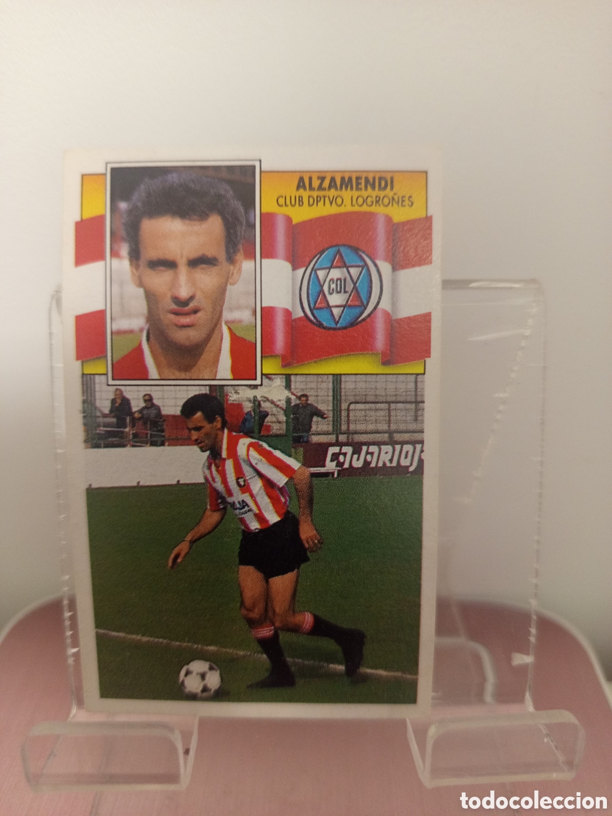 Cromos de F&uacute;tbol: ❇️ CROMO ⚽ ALZAMENDI LOGRO&Ntilde;&Eacute;S LIGA 90 91 1990 1991 ESTE DESPEGADO ❇️