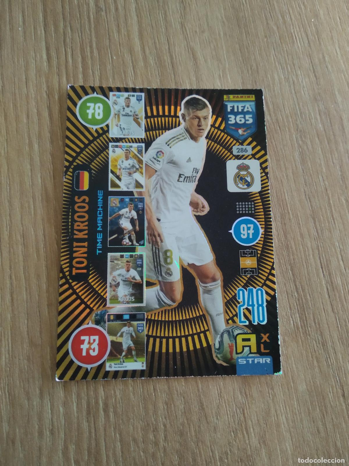 Cromos de F&uacute;tbol: 286 KROOS REAL MADRID CROMO FUTBOL PANINI ADRENALYN 20-21 FIFA 365 2020-2021