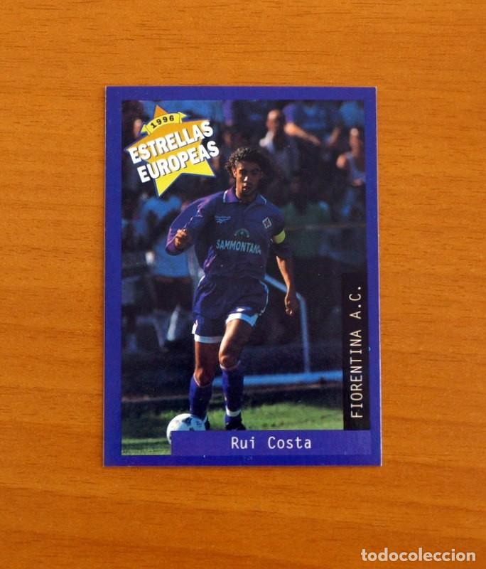 Fu&szlig;ball-Sticker: Fiorentina A.C. - N&ordm; 100 Rui C&eacute;sar Manuel Costa - Estrellas Europea Panini A&ntilde;o 1996