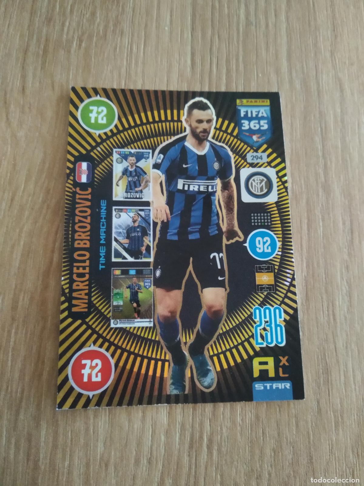 Cromos de F&uacute;tbol: 294 BROZOVIC INTER MILAN CROMO FUTBOL PANINI ADRENALYN 20-21 FIFA 365 2020-2021