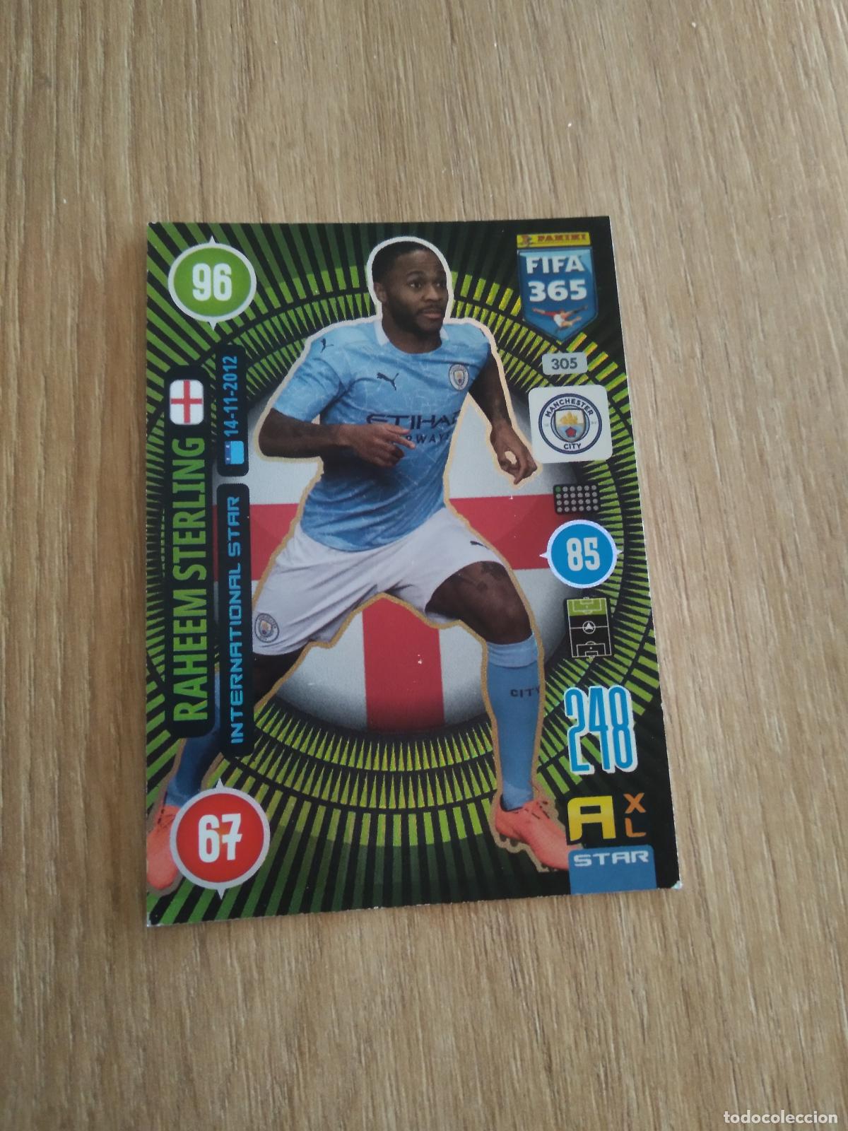 Fu&szlig;ball-Sticker: 305 STERLING MANCHESTER CITY CROMO FUTBOL PANINI ADRENALYN 20-21 FIFA 365 2020-2021