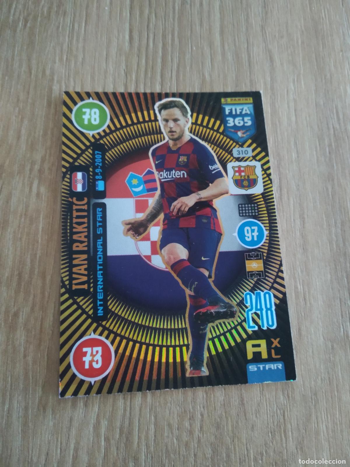Cromos de F&uacute;tbol: 310 RAKITIC BARCELONA BAR&Ccedil;A CROMO FUTBOL PANINI ADRENALYN 20-21 FIFA 365 2020-2021
