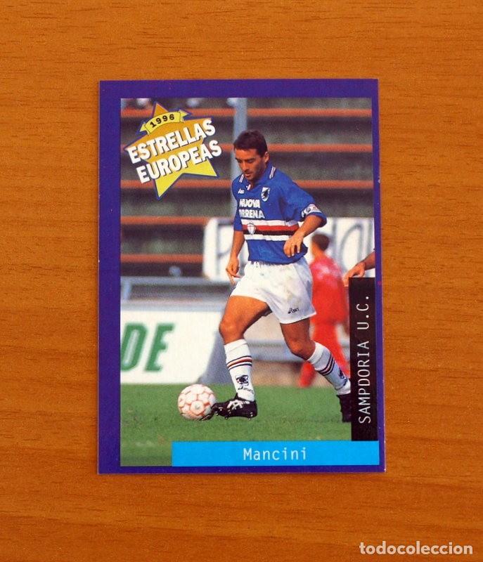 Cromos de F&uacute;tbol: Sampdoria U.C. - N&ordm; 106 Roberto Mancini - Estrellas Europea Panini A&ntilde;o 1996