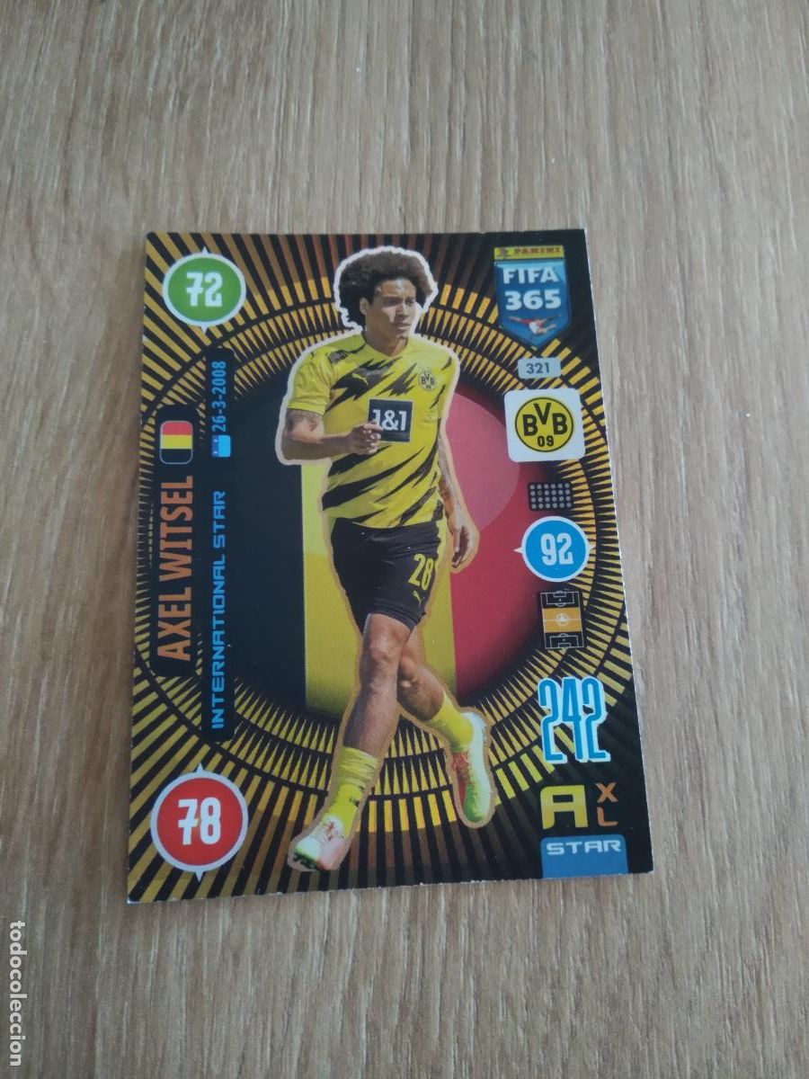 Cromos de F&uacute;tbol: 321 WITSEL BORUSSIA DORTMUND CROMO FUTBOL PANINI ADRENALYN 20-21 FIFA 365 2020-2021