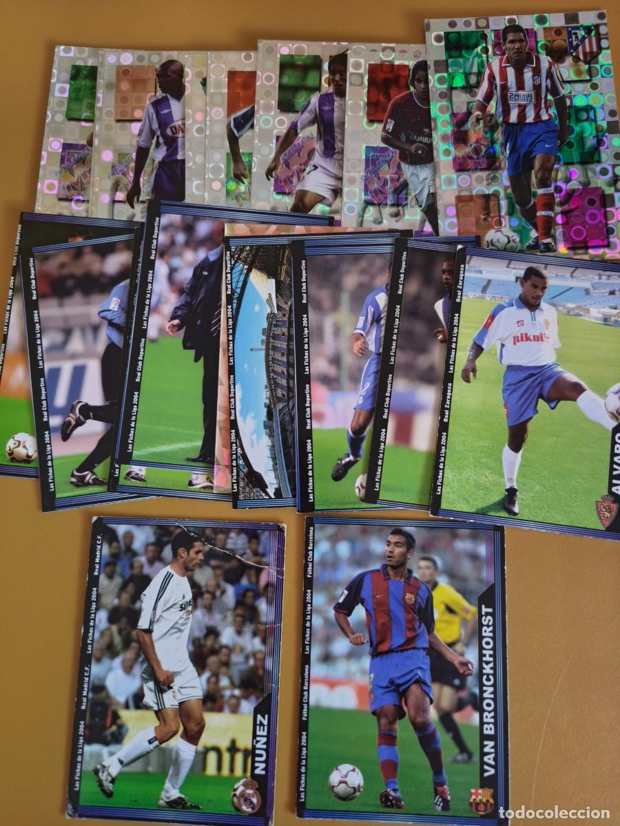 Cromos de F&uacute;tbol: liga 2004, mundicromo contiene 20 cromos