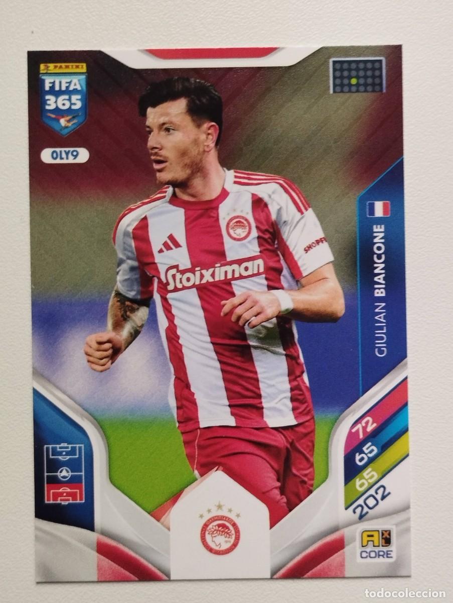 Cromos de F&uacute;tbol: CROMO CARD PANINI ADRENALYN FIFA 365 2025 2026 25 26 OLY9 BIANCONE OLIMPIACOS