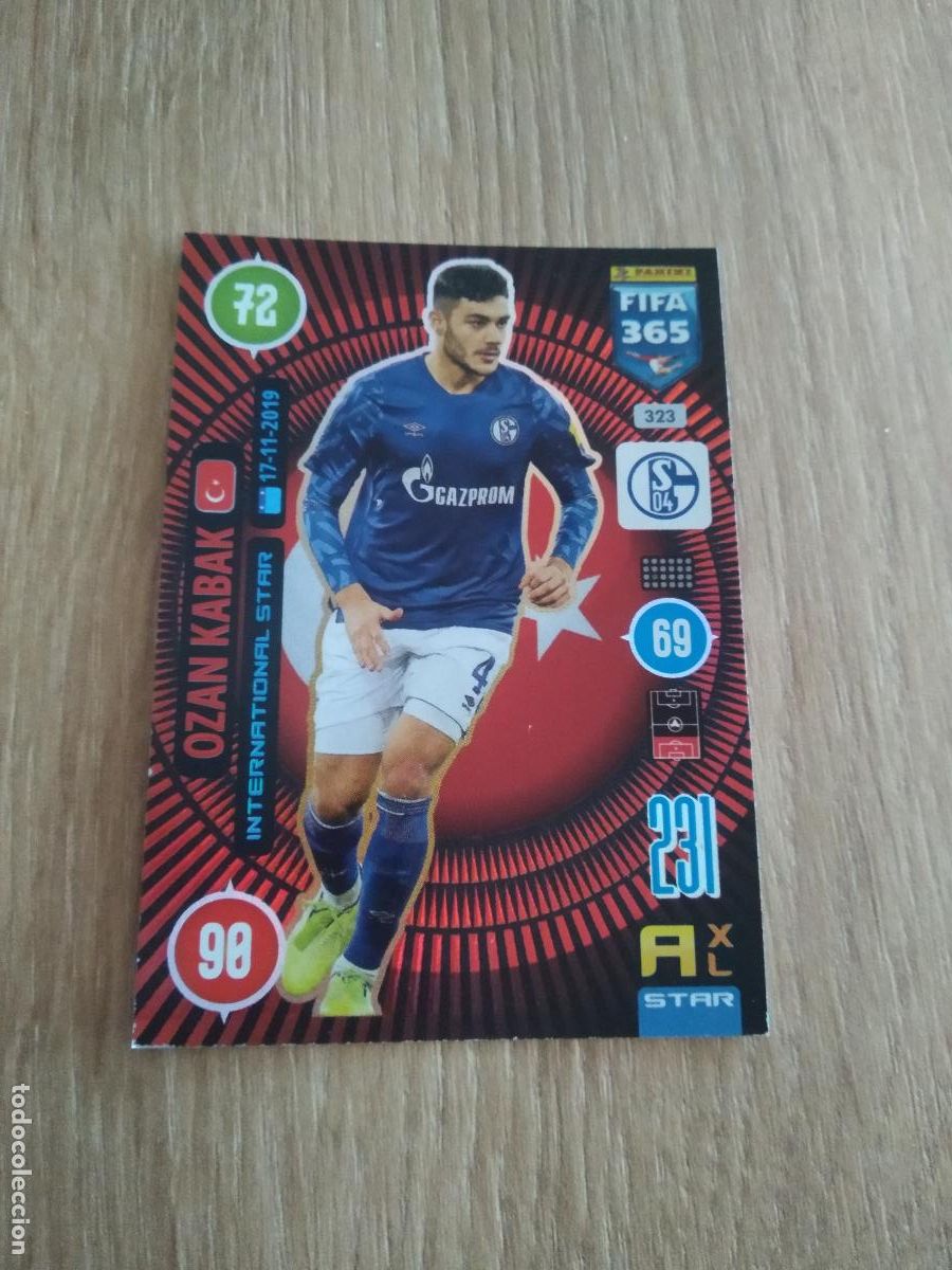 Cromos de F&uacute;tbol: 323 OZAN KABAK SCHALKE 04 CROMO FUTBOL PANINI ADRENALYN 20-21 FIFA 365 2020-2021