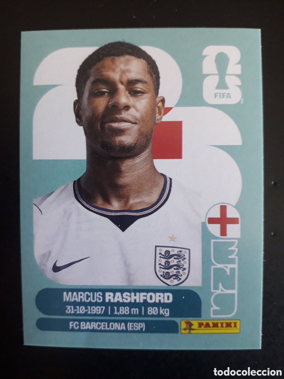 Cromos de F&uacute;tbol: RASHFORD INGLATERRA ENG 19 MUNDIAL F&Uacute;TBOL 2026 FIFA WORLD CUP PANINI SIN PEGAR PEDIDO M&Iacute;NIMO 3&euro;