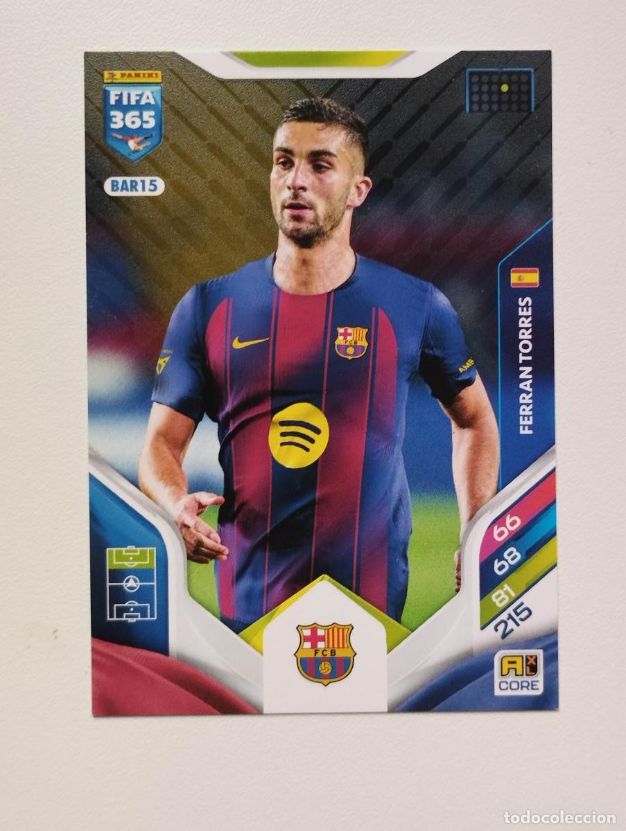 Cromos de F&uacute;tbol: CROMO CARD PANINI ADRENALYN FIFA 365 2025 2026 25 26 BAR15 FERRAN TORRES BARCELONA