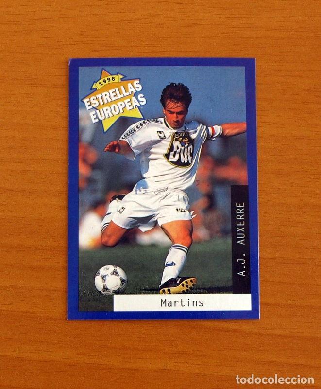 Cromos de F&uacute;tbol: A.J. Auxerre - N&ordm; 110 Corentin Martins - Estrellas Europea Panini A&ntilde;o 1996