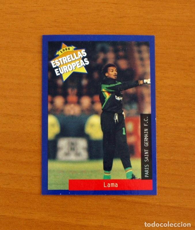Cartes &agrave; collectionner de Football: Paris Saint Germain F.C. - N&ordm; 112 Bernard Lama - Estrellas Europea Panini A&ntilde;o 1996