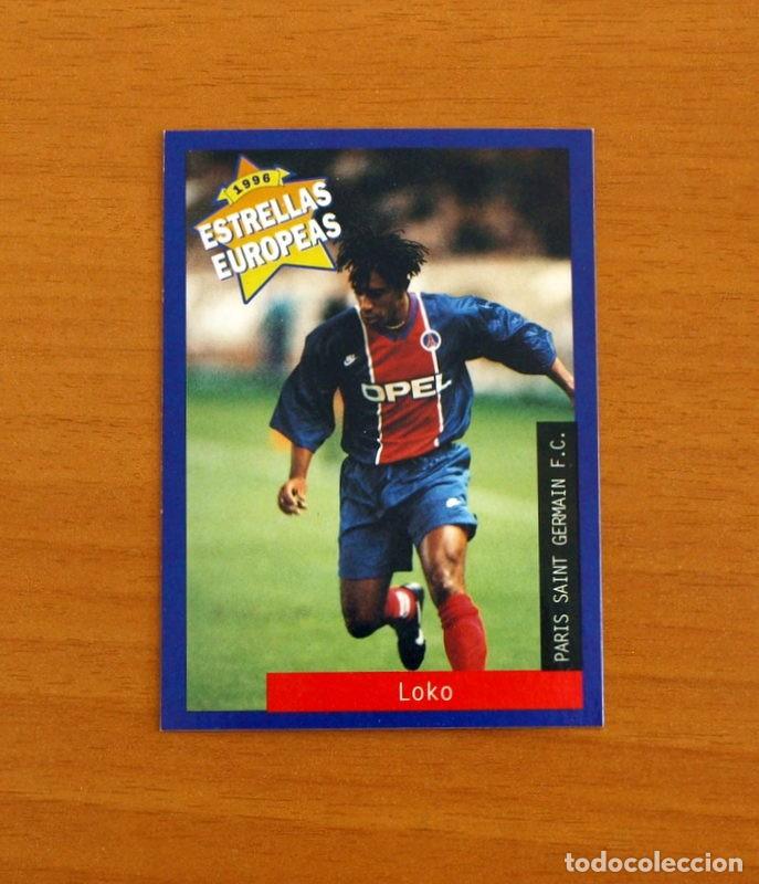 Cartes &agrave; collectionner de Football: Paris Saint Germain F.C. - N&ordm; 113 Patrice Loko - Estrellas Europea Panini A&ntilde;o 1996