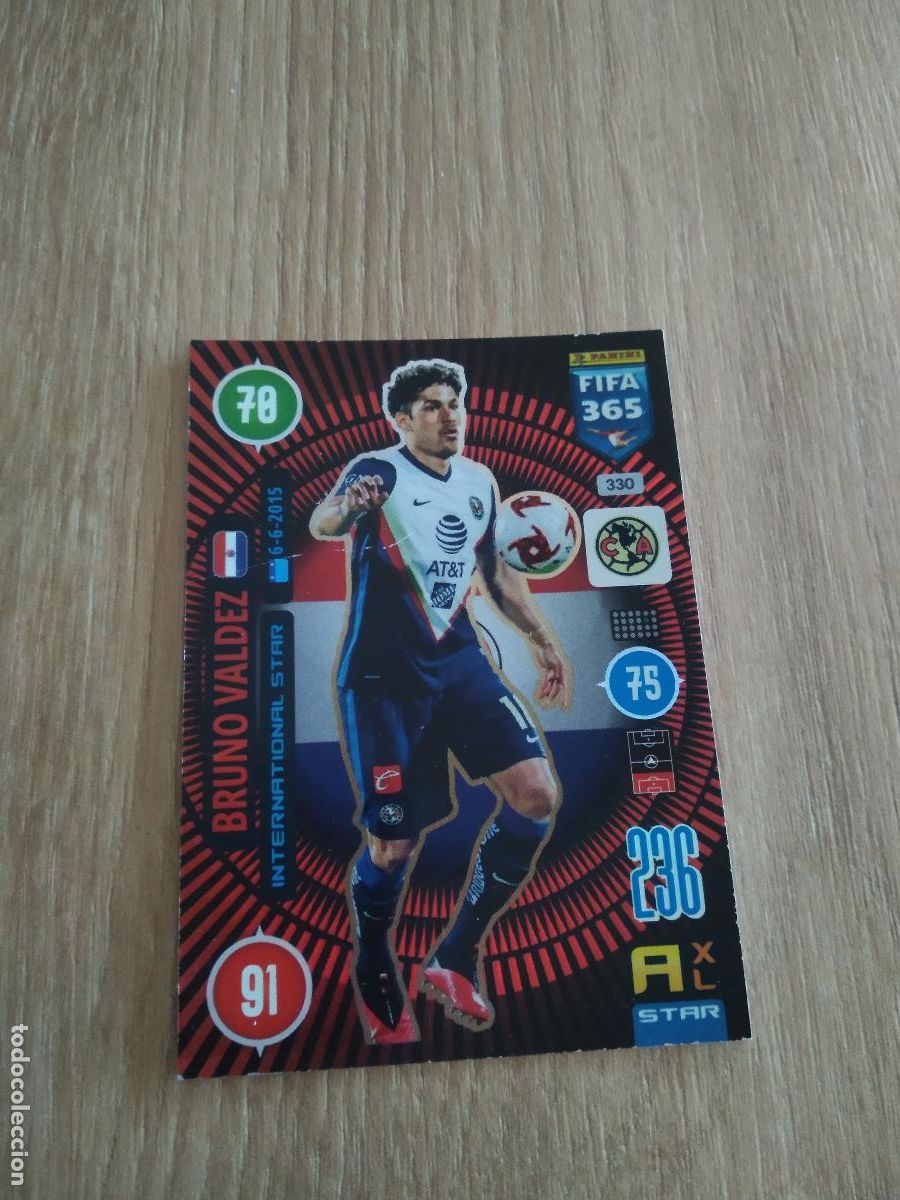 Cartes &agrave; collectionner de Football: 330 BRUNO VALDEZ CLUB AMERICA CROMO FUTBOL PANINI ADRENALYN 20-21 FIFA 365 2020-2021