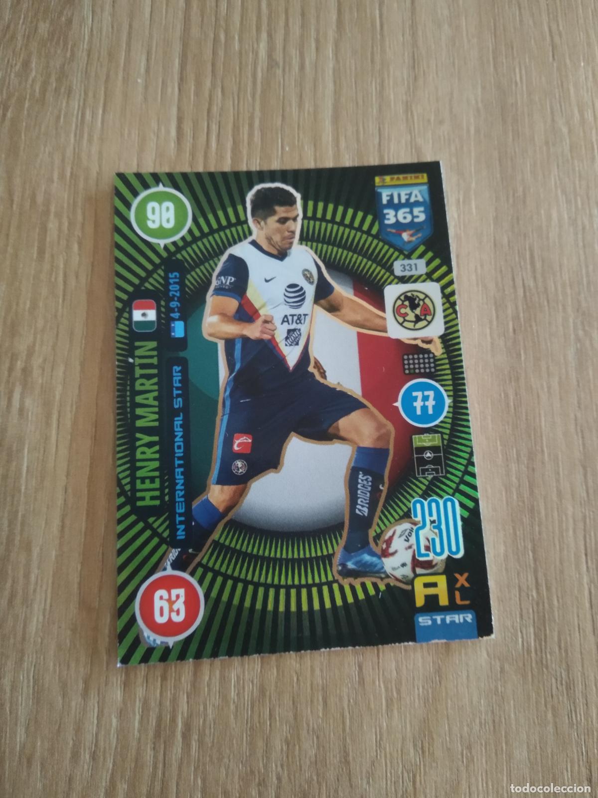 Cromos de Futebol: 331 HENRY MARTIN CLUB AMERICA CROMO FUTBOL PANINI ADRENALYN 20-21 FIFA 365 2020-2021