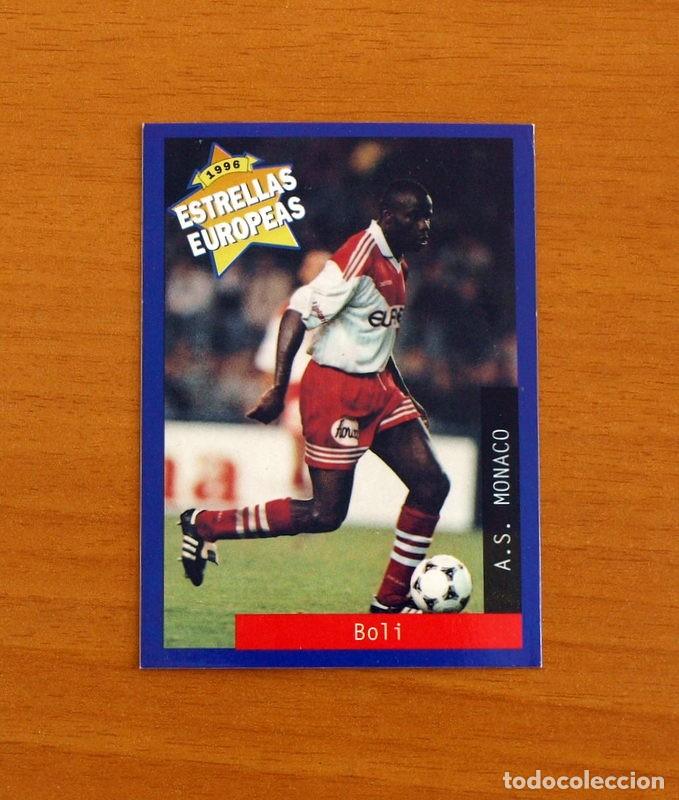 Cromos de Futebol: A.S. Monaco - N&ordm; 115 Basile Boli - Estrellas Europea Panini A&ntilde;o 1996