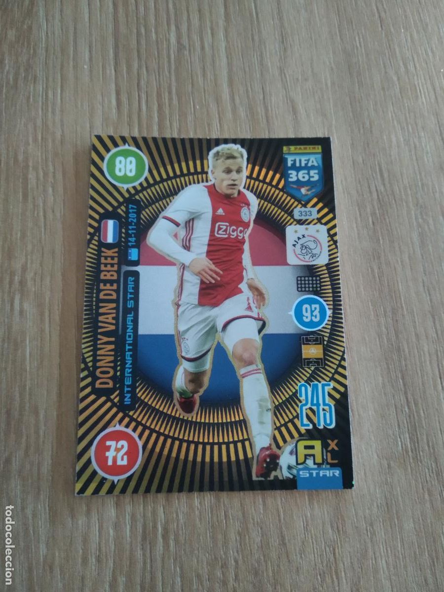Cromos de Futebol: 333 VAN DE BEEK AJAX CROMO FUTBOL PANINI ADRENALYN 20-21 FIFA 365 2020-2021