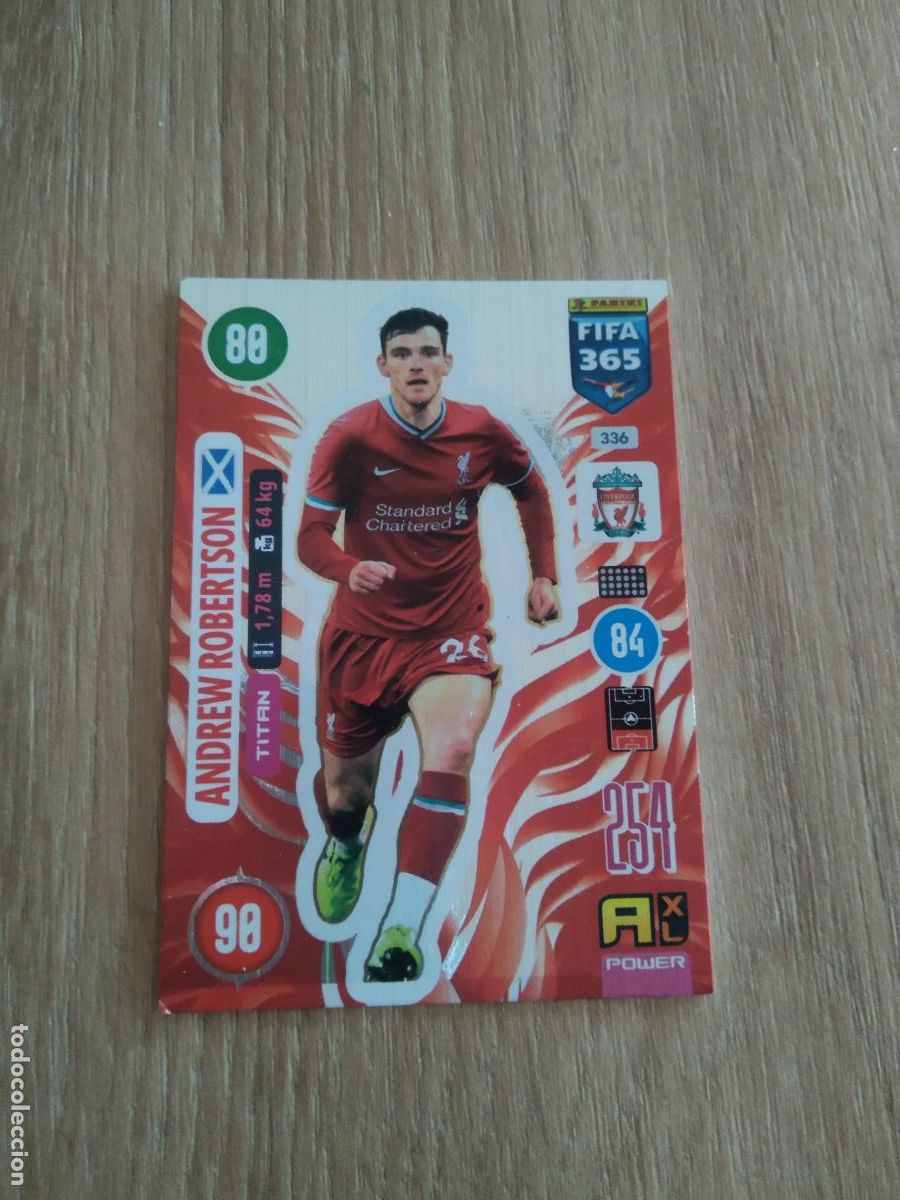 Cromos de Futebol: 336 ROBERTSON LIVERPOOL CROMO FUTBOL PANINI ADRENALYN 20-21 FIFA 365 2020-2021