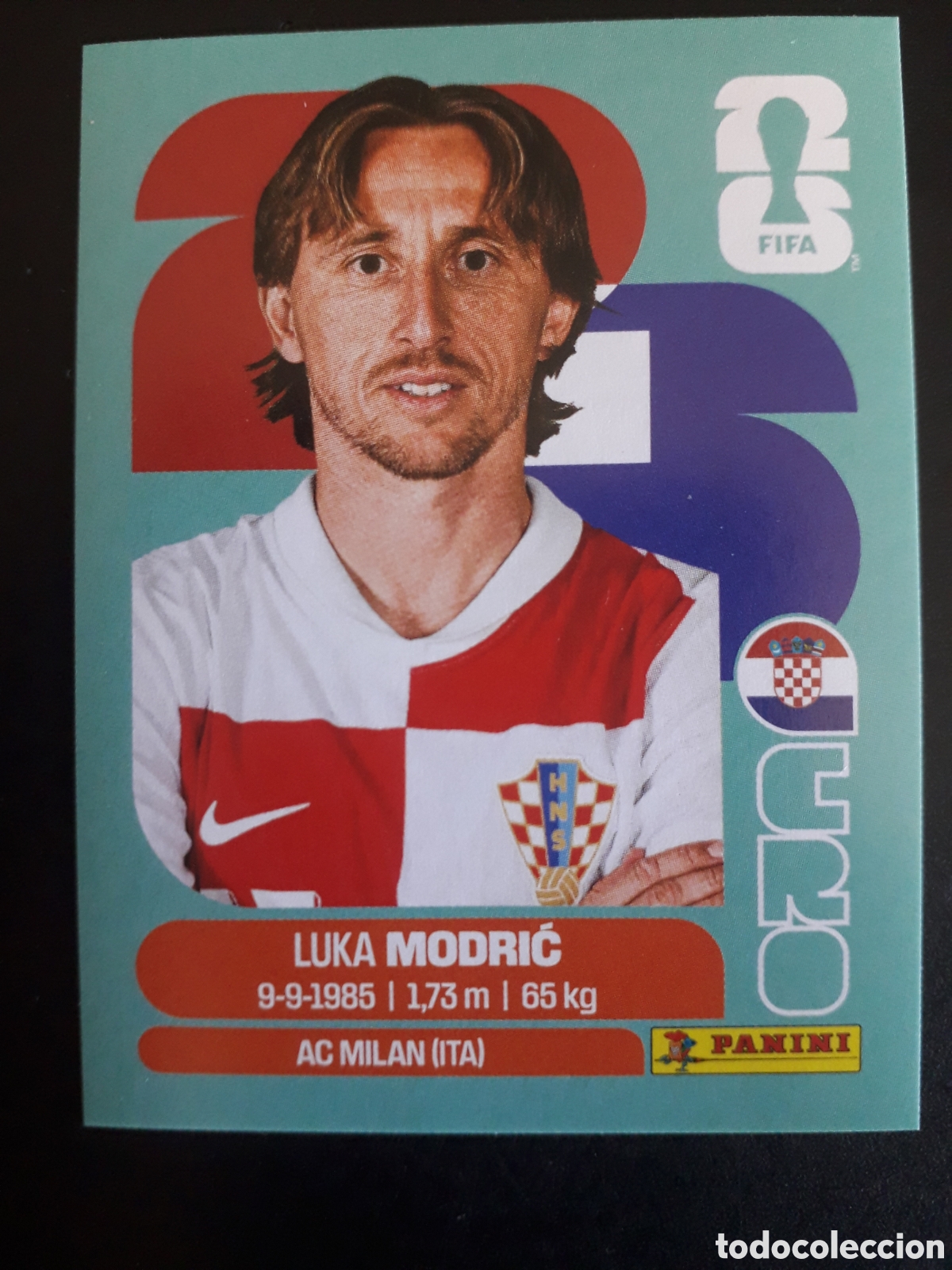 Cromos de F&uacute;tbol: MODRIĆ CROACIA CRO 9 MUNDIAL F&Uacute;TBOL 2026 FIFA WORLD CUP PANINI SIN PEGAR PEDIDO M&Iacute;NIMO 3&euro;