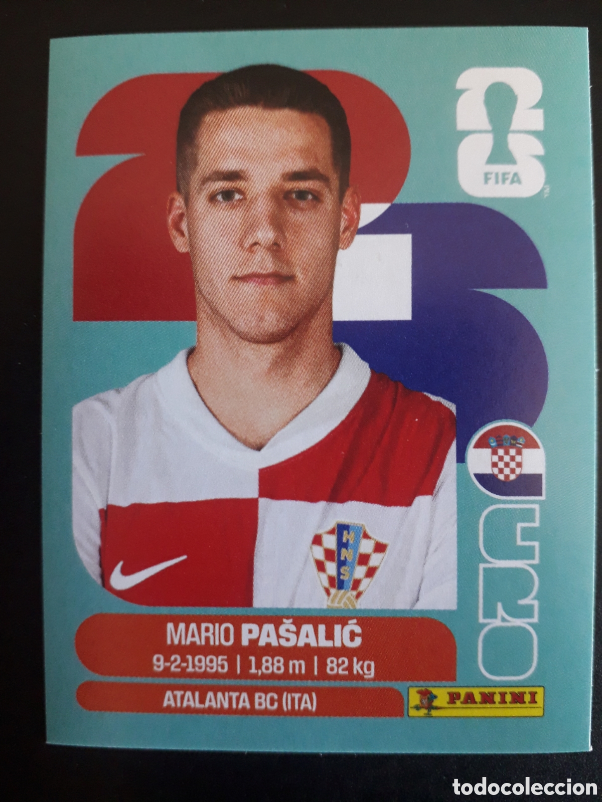 Cromos de F&uacute;tbol: PA&Scaron;ALIC CROACIA CRO 14 MUNDIAL F&Uacute;TBOL 2026 FIFA WORLD CUP PANINI SIN PEGAR PEDIDO M&Iacute;NIMO 3&euro;