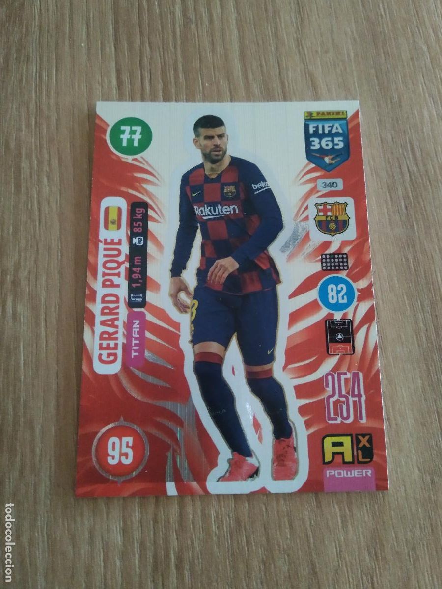 Cromos de F&uacute;tbol: 340 PIQUE BARCELONA BAR&Ccedil;A CROMO FUTBOL PANINI ADRENALYN 20-21 FIFA 365 2020-2021