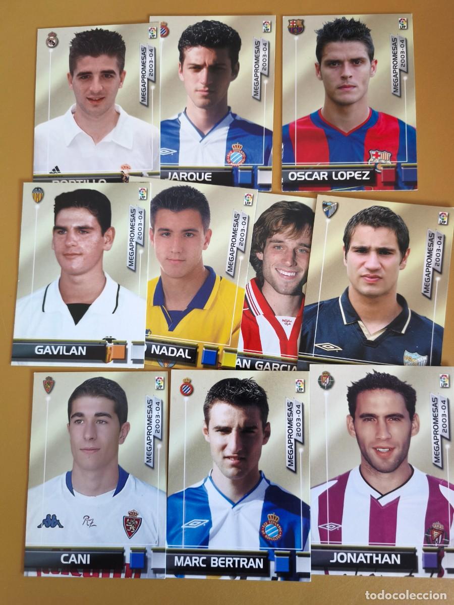 Cromos de F&uacute;tbol: liga 2003 04 megapromesas