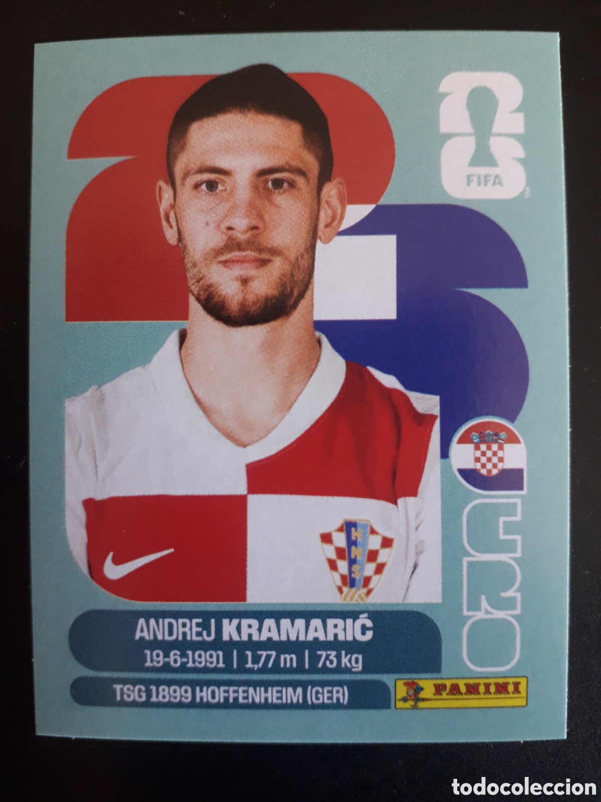 Cromos de F&uacute;tbol: KRAMARIC CROACIA CRO 19 MUNDIAL F&Uacute;TBOL 2026 FIFA WORLD CUP PANINI SIN PEGAR PEDIDO M&Iacute;NIMO 3&euro;