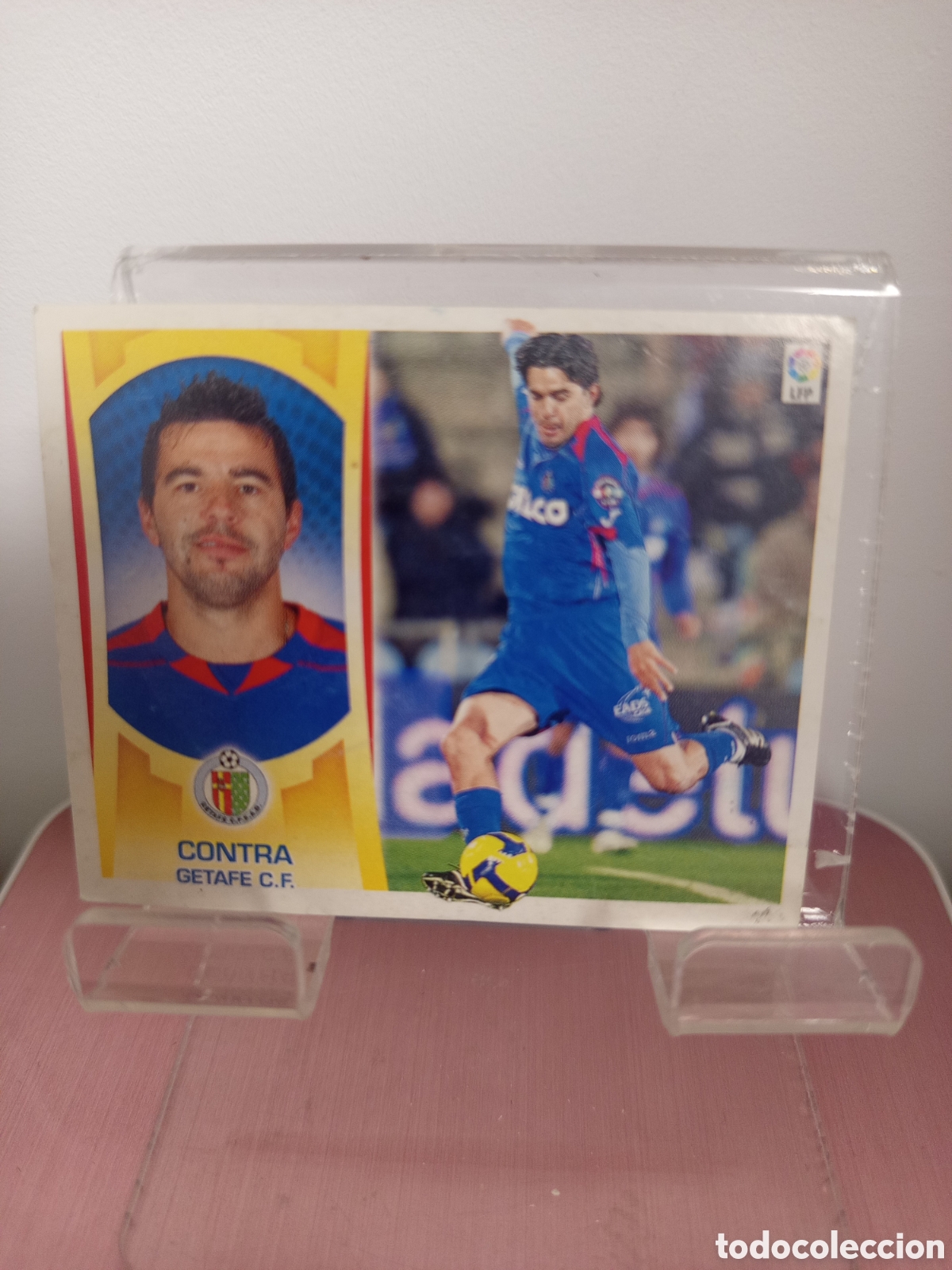Fu&szlig;ball-Sticker: ❇️ CROMO ⚽ CONTRA GETAFE LIGA LFP 09 10 2009 2010 ESTE SIN PEGAR PANINI ❇️