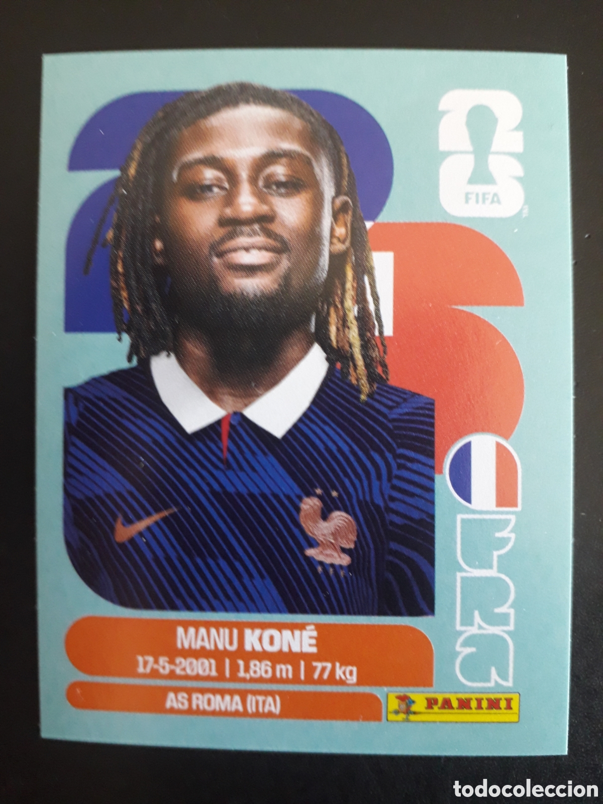 Cromos de F&uacute;tbol: KON&Eacute; FRANCIA FRA 11 MUNDIAL F&Uacute;TBOL 2026 FIFA WORLD CUP PANINI SIN PEGAR PEDIDO M&Iacute;NIMO 3&euro;