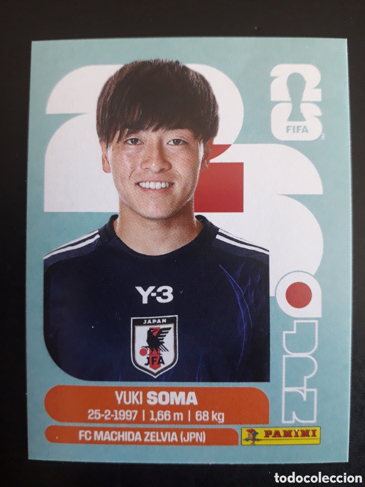 Cromos de F&uacute;tbol: SOMA JAP&Oacute;N JPN 9 MUNDIAL F&Uacute;TBOL 2026 FIFA WORLD CUP PANINI SIN PEGAR PEDIDO M&Iacute;NIMO 3&euro;