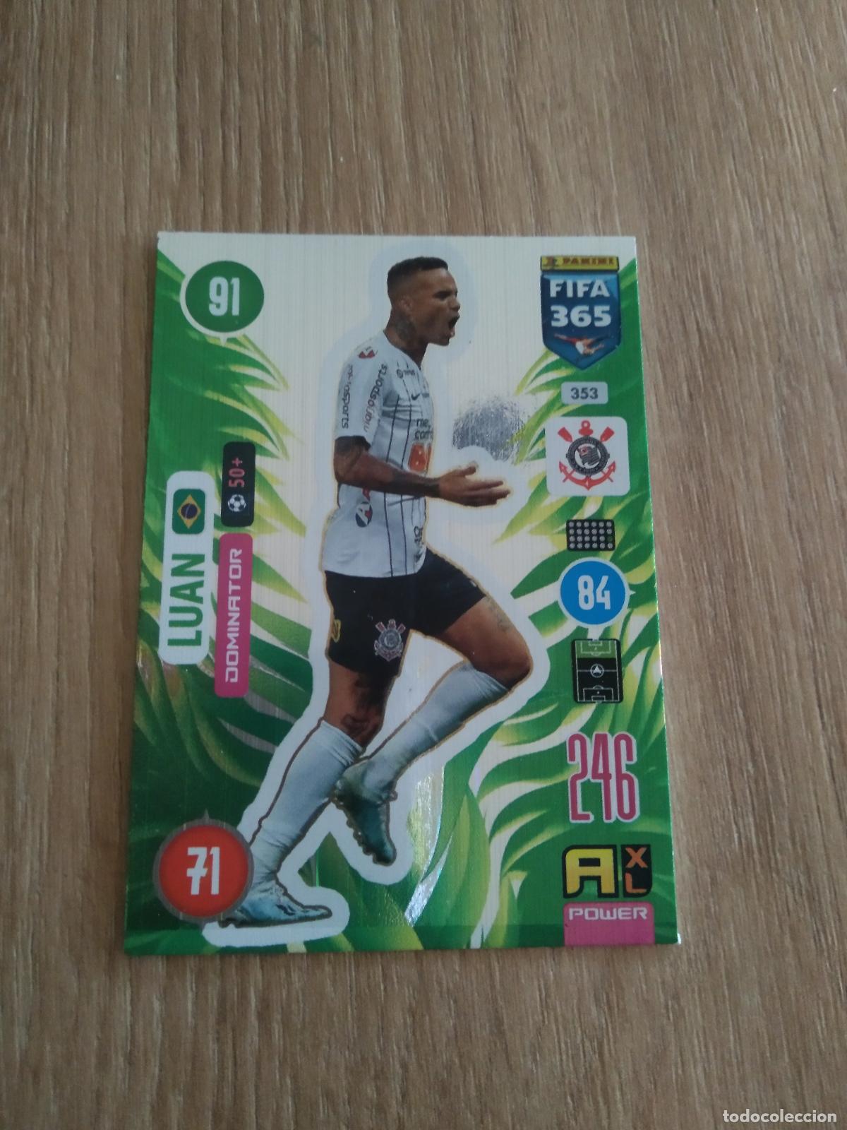Cromos de F&uacute;tbol: 353 LUAN CORINTHIANS CROMO FUTBOL PANINI ADRENALYN 20-21 FIFA 365 2020-2021