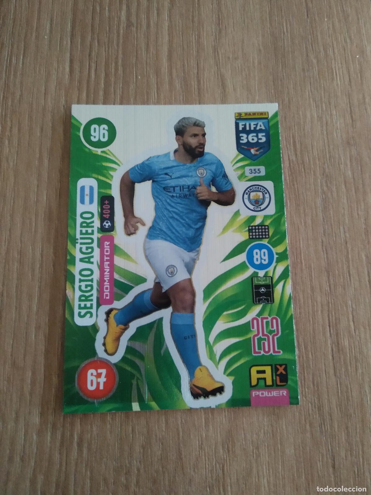 Cromos de F&uacute;tbol: 355 AG&Uuml;ERO MANCHESTER CITY CROMO FUTBOL PANINI ADRENALYN 20-21 FIFA 365 2020-2021
