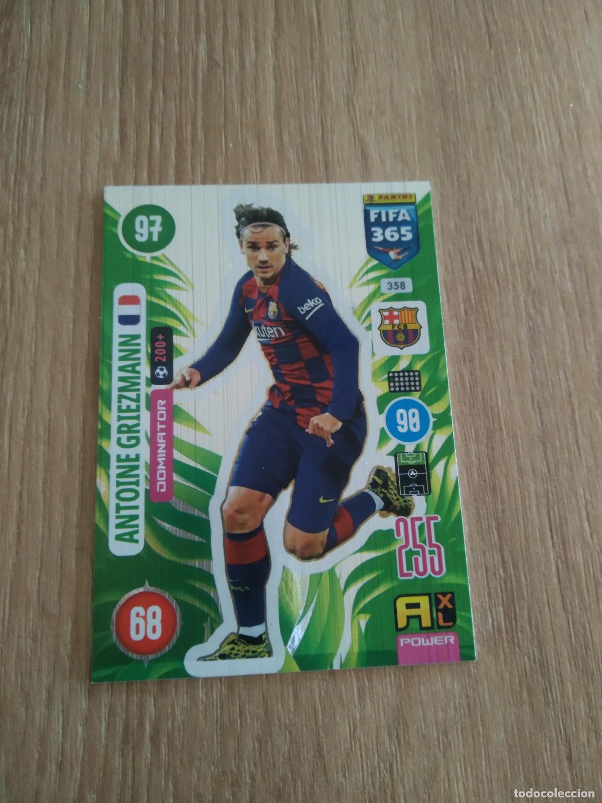 Cromos de F&uacute;tbol: 358 GRIEZMANN BARCELONA BAR&Ccedil;A CROMO FUTBOL PANINI ADRENALYN 20-21 FIFA 365 2020-2021