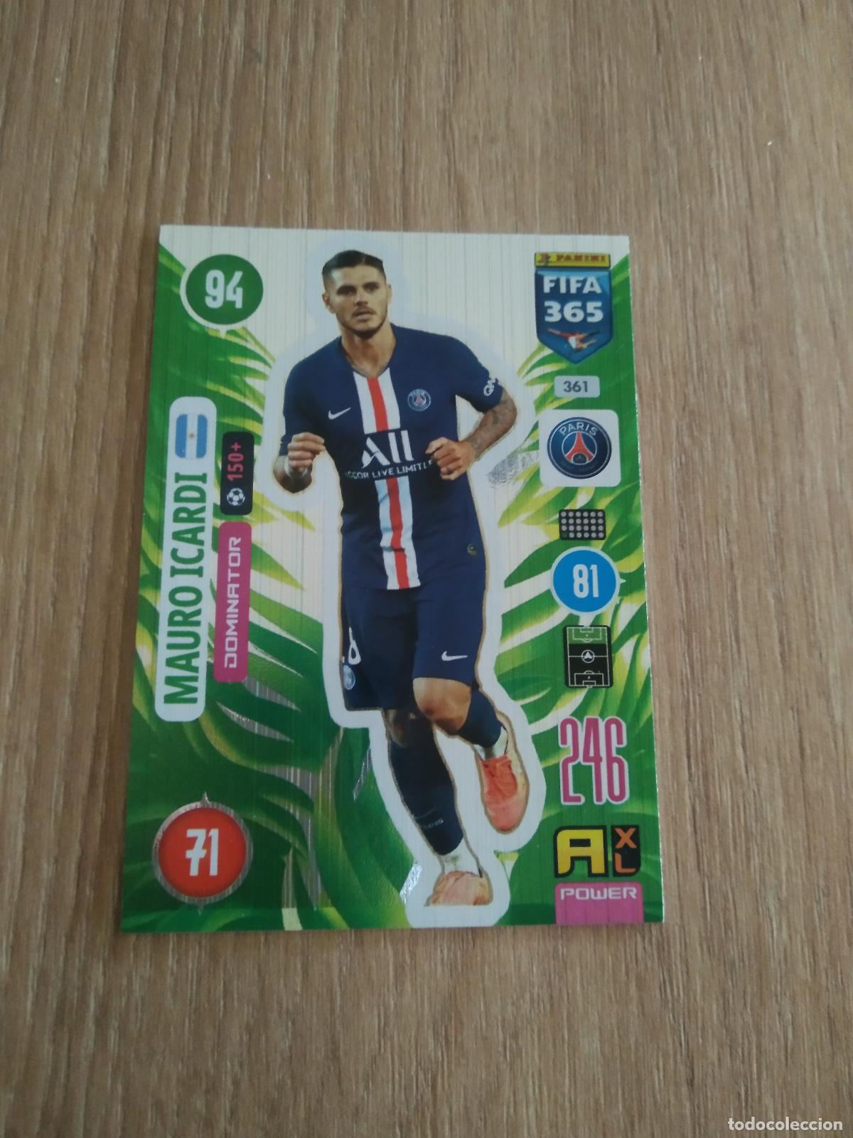 Cromos de F&uacute;tbol: 361 ICARDI PARIS SAINT GERMAIN PSG CROMO FUTBOL PANINI ADRENALYN 20-21 FIFA 365 2020-2021