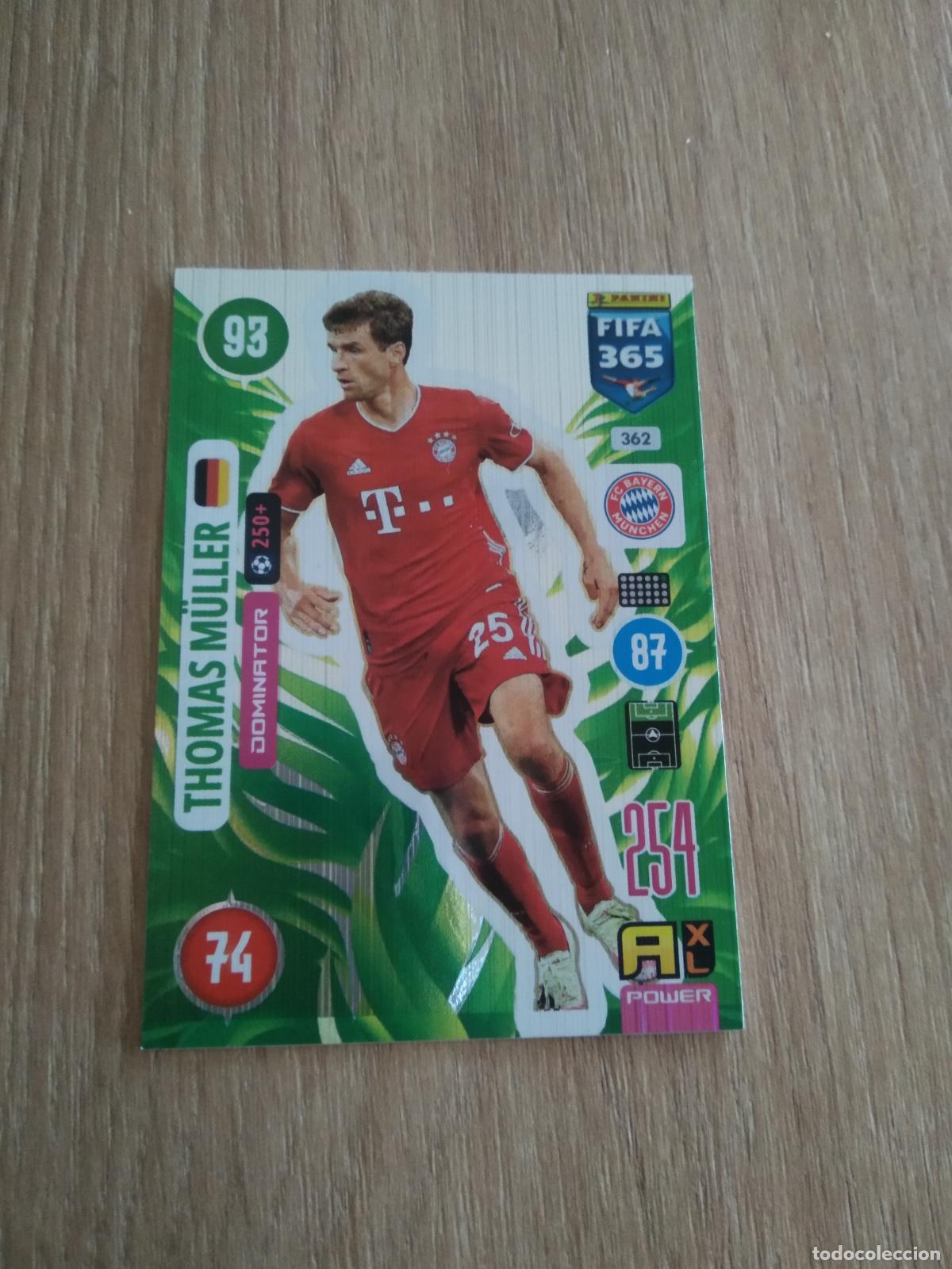 Cromos de F&uacute;tbol: 362 MULLER BAYERN MUNICH CROMO FUTBOL PANINI ADRENALYN 20-21 FIFA 365 2020-2021