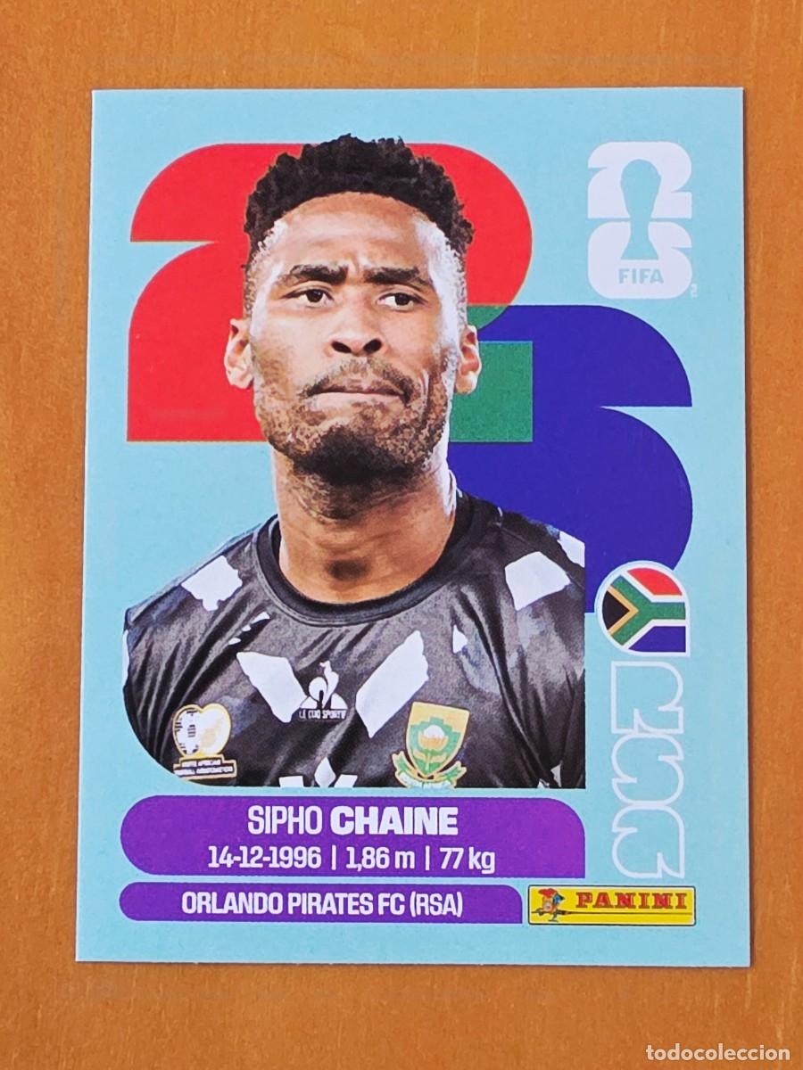 Cromos de F&uacute;tbol: RSA 3 Sipho Chaine, Sud&aacute;frica, Panini FIFA World Cup Mundial 2026 Sticker