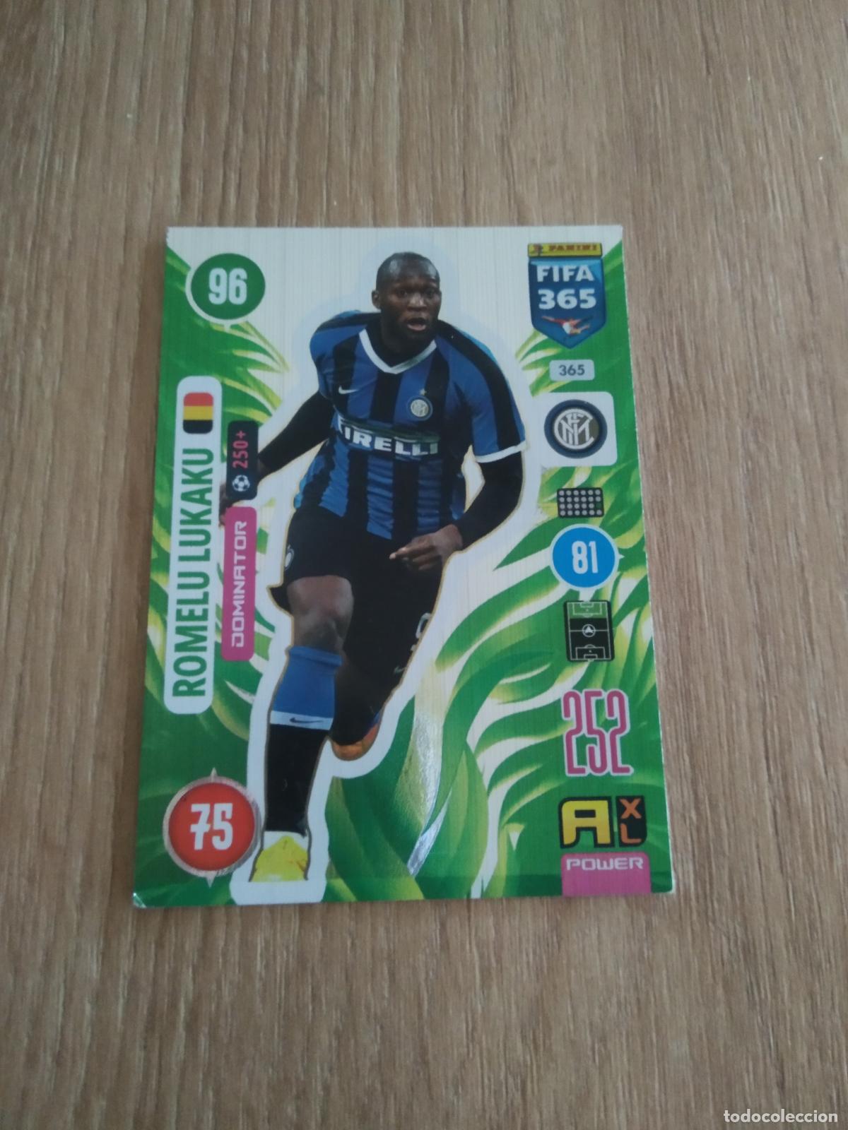Cromos de F&uacute;tbol: 365 LUKAKU INTER MILAN CROMO FUTBOL PANINI ADRENALYN 20-21 FIFA 365 2020-2021