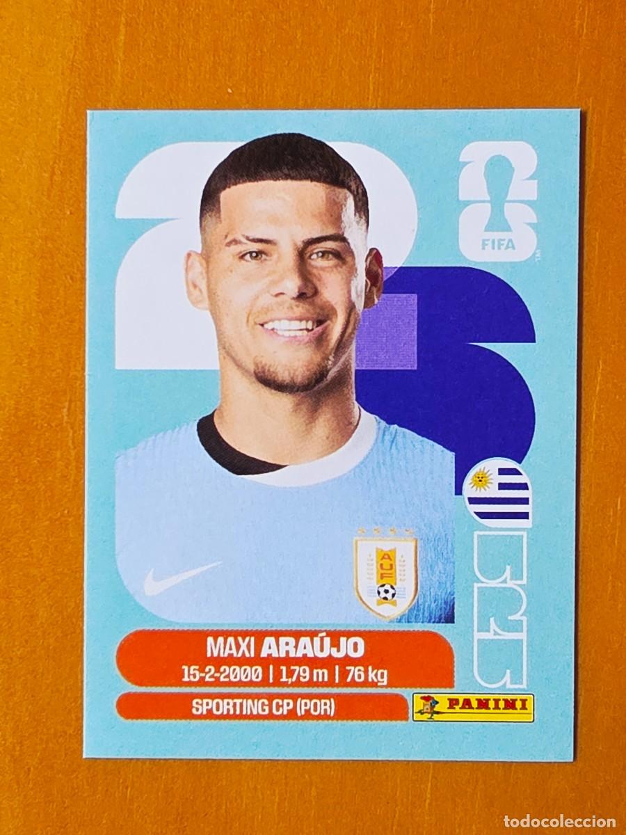 Cromos de F&uacute;tbol: URU 16 Maxi Ara&uacute;jo, Uruguay, Panini FIFA World Cup Mundial 2026 Sticker