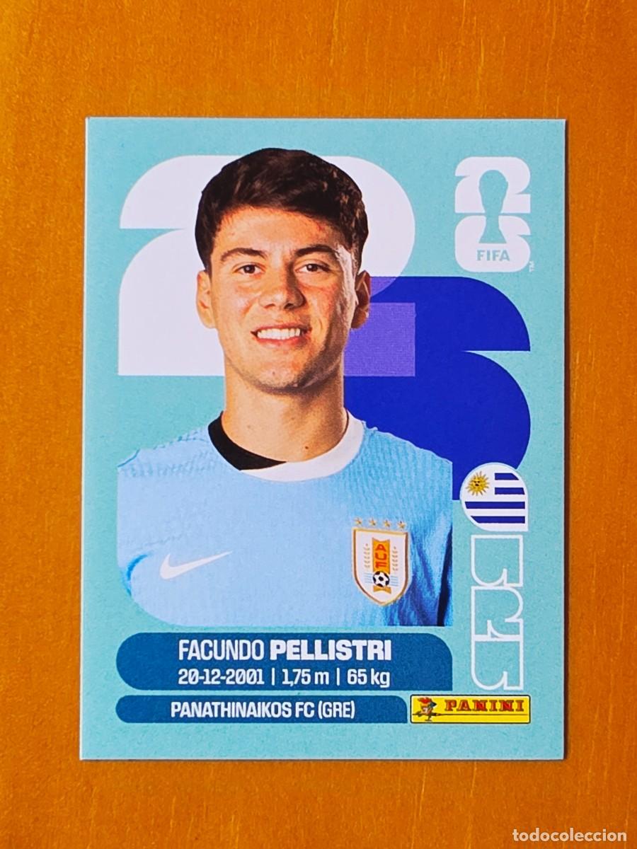 Football Stickers: URU 20 Facundo Pellistri, Uruguay, Panini FIFA World Cup Mundial 2026 Sticker