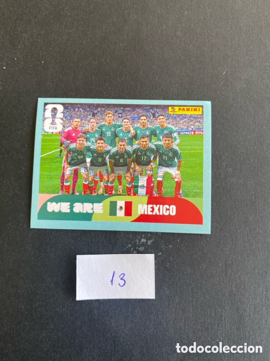 Football Stickers: Cromo Mexico Mundial 26 N*13 nuevo