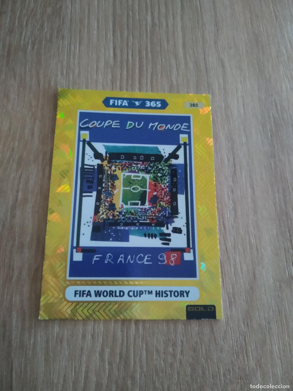 Football Stickers: 385 FRANCIA 98 FIFA WORLD CUP HISTORY CROMO FUTBOL PANINI ADRENALYN 20-21 FIFA 365 2020-2021