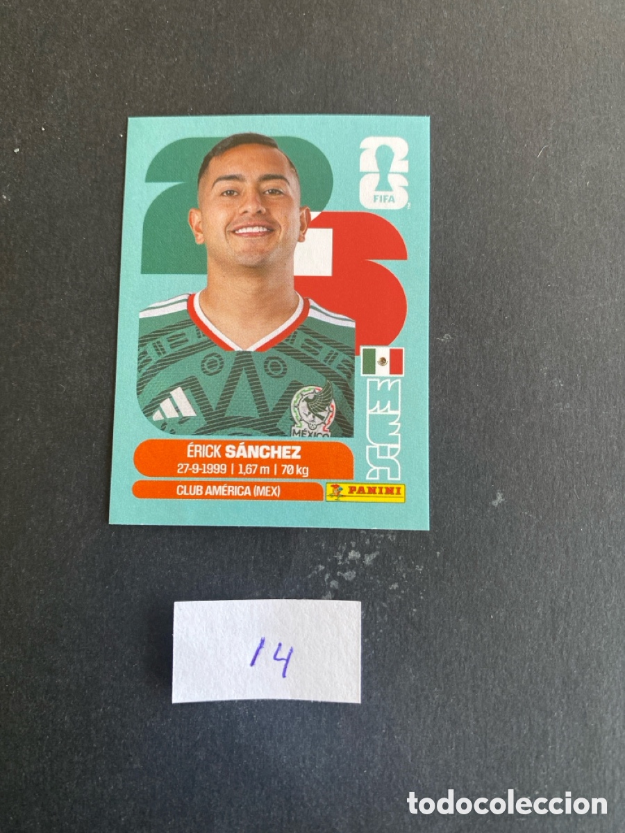 Football Stickers: Cromo Mexico Mundial 26 N*14 nuevo