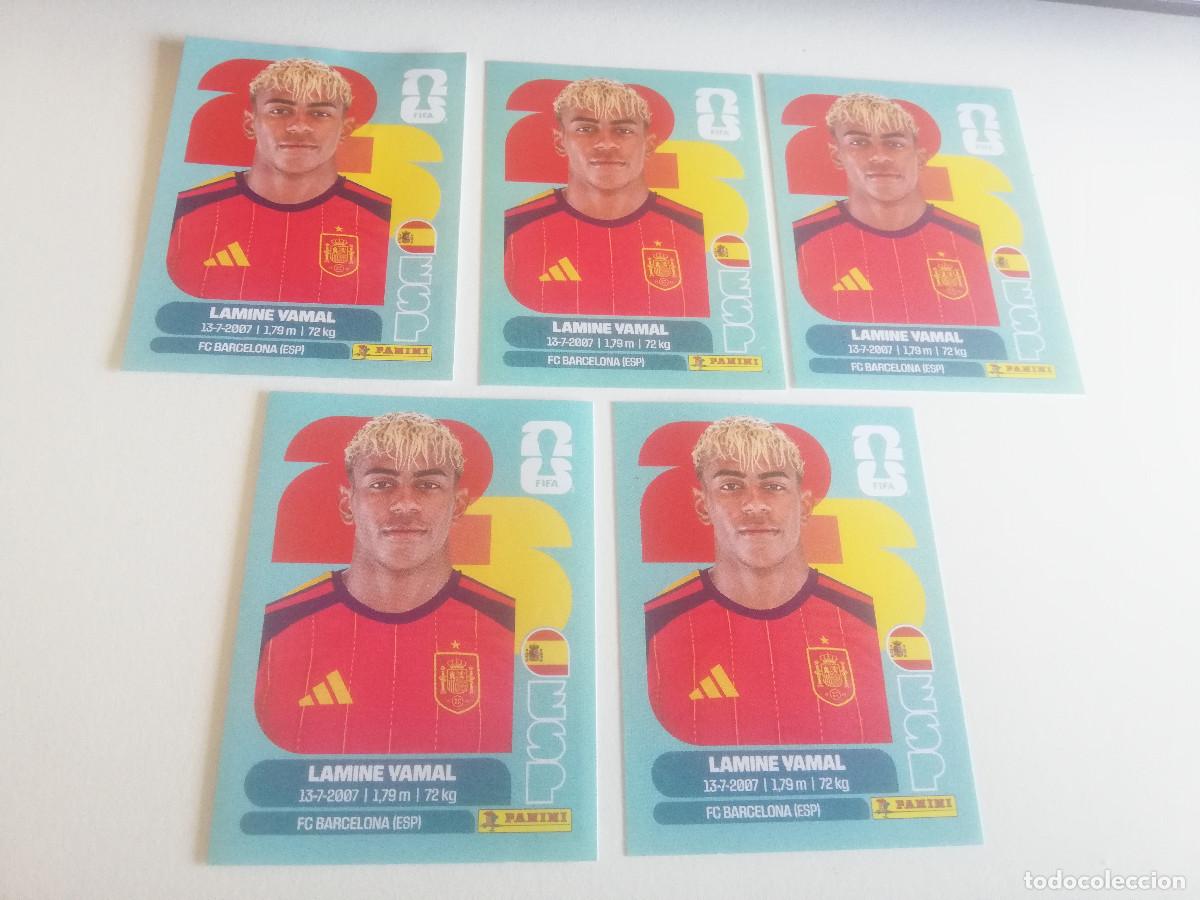 Football Stickers: Lamine Yamal (x5) Esp15 Mundial 2026 Sticker