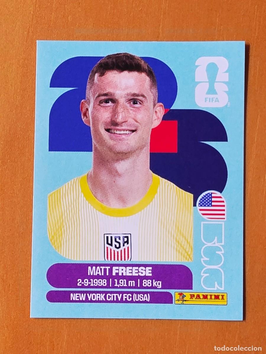 Football Stickers: USA 2 Matt Freese, USA Estados Unidos, Panini FIFA World Cup Mundial 2026 Sticker