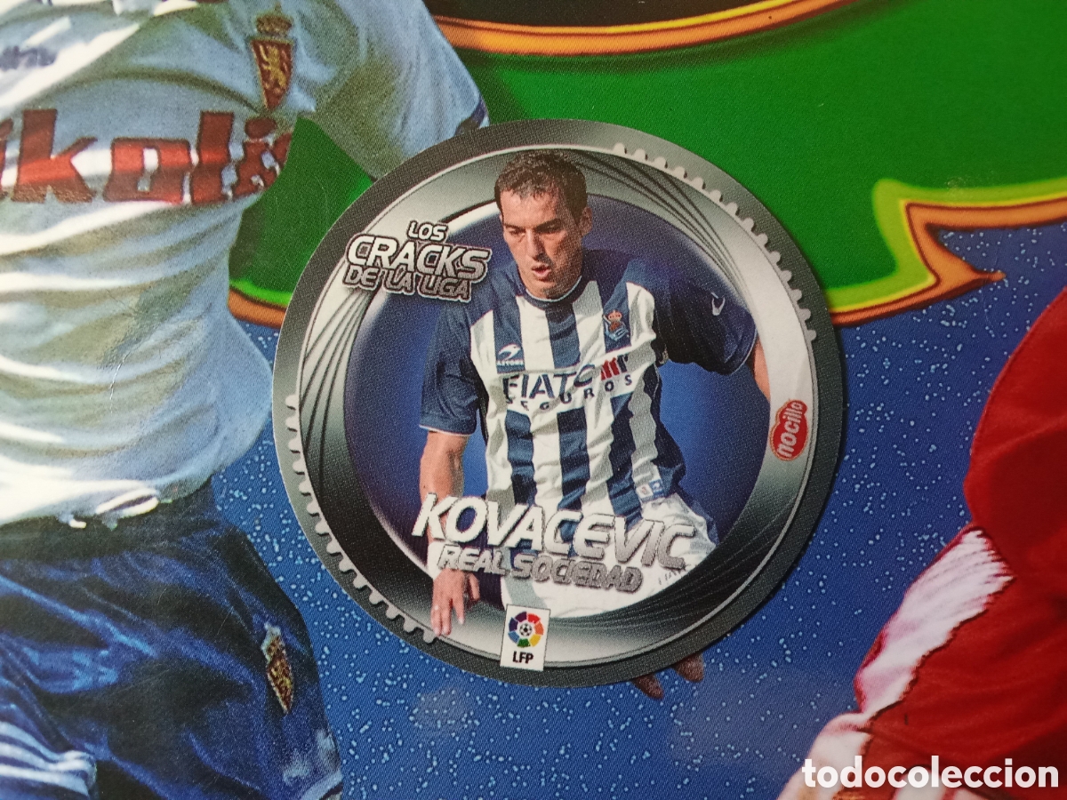 Football Stickers: ESTE 2006 2007 06 -07 - CRACKS NOCILLA KOVACEVIC REAL SOCIEDAD NUNCA PEGADO
