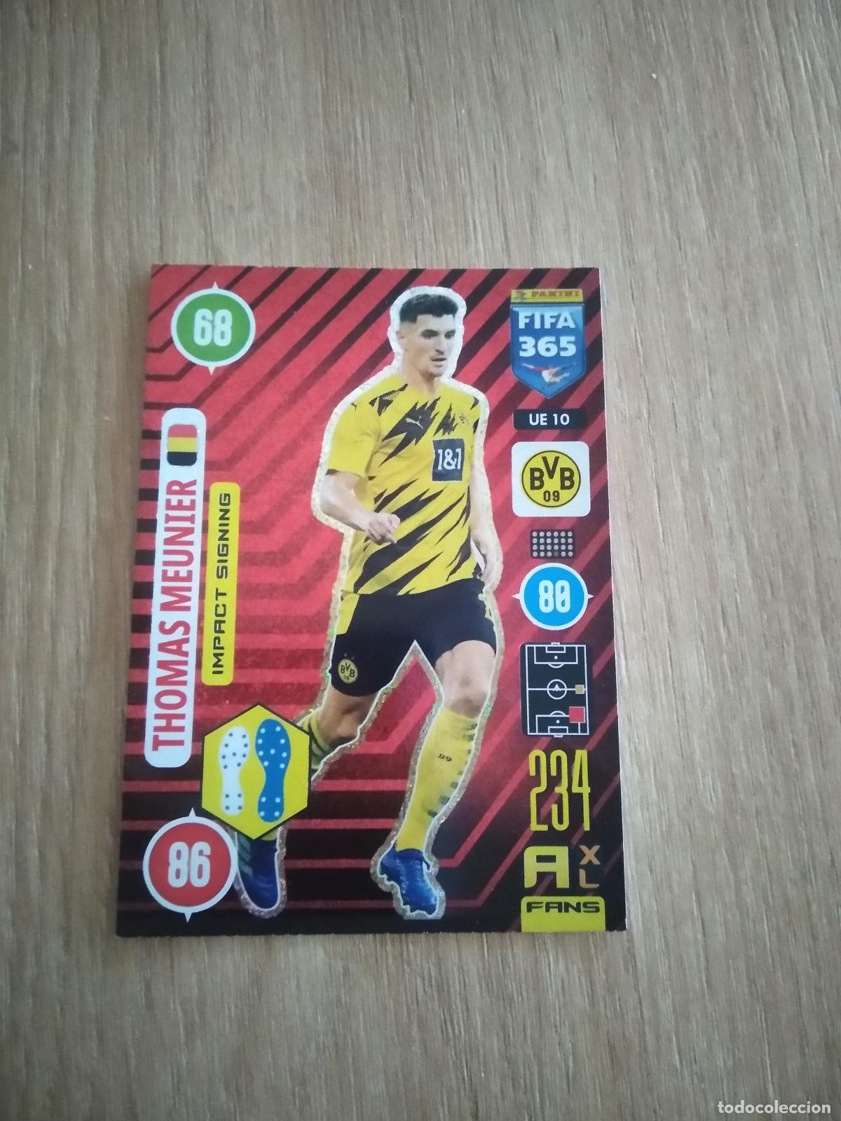 Cromos de F&uacute;tbol: UE 10 MEUNIER BORUSSIA DORTMUND CROMO FUTBOL PANINI ADRENALYN 20-21 FIFA 365 2020-2021