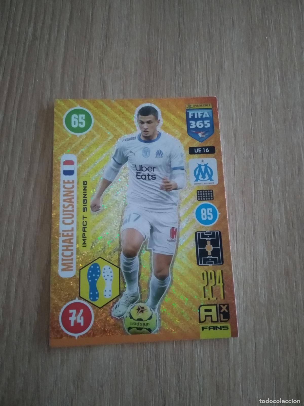 Cromos de F&uacute;tbol: UE 16 CUISANCE OLYMPIQUE MARSELLA CROMO FUTBOL PANINI ADRENALYN 20-21 FIFA 365 2020-2021