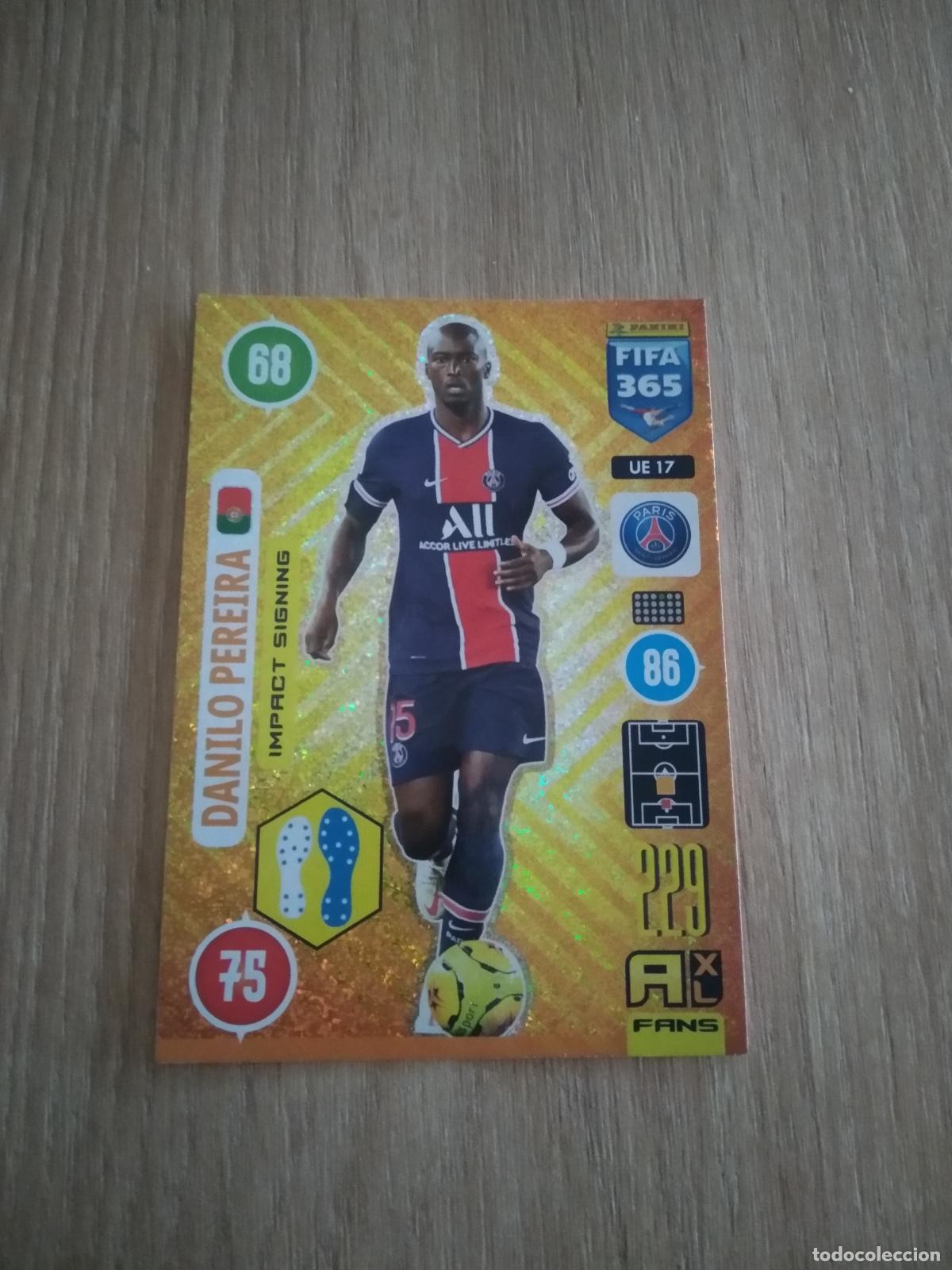 Cromos de F&uacute;tbol: UE 17 DANILO PEREIRA PARIS SAINT GERMAIN CROMO FUTBOL PANINI ADRENALYN 20-21 FIFA 365 2020-2021